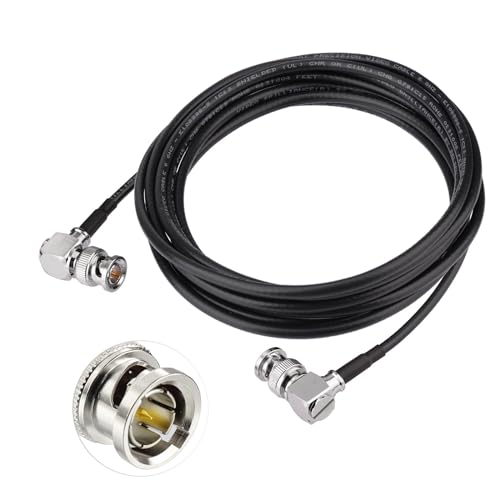 Superbat 6G SDI-Kabel BNC-Stecker rechtwinklig zu BNC-Stecker rechtwinklig 75 Ohm Low Loss Belden 1855A Kabel 10FT für HDTV und professionelle SDI-Anwendungen unterstützt HD-SDI, 3G-SDI, MADI etc. von Superbat