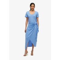 Superdry Jerseykleid "SLUB MIDI WRAP DRESS" Sommerkleid von Superdry