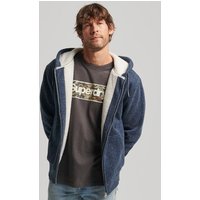 Superdry Kapuzensweatjacke "SD-BORG LINED ZIP HOOD" von Superdry