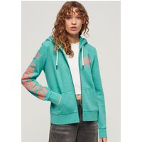 Superdry Kapuzensweatjacke "SUPER ATHLETIC GRAPHIC ZIPHOOD" von Superdry