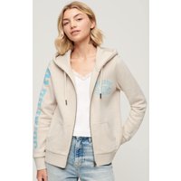 Superdry Kapuzensweatjacke "SUPER ATHLETIC GRAPHIC ZIPHOOD" von Superdry