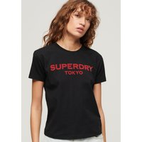 Superdry Kurzarmshirt "SPORT LUXE GRAPHIC FITTED TEE" von Superdry