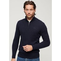 Superdry Stehkragenpullover "ESSENTIAL EMB KNIT HENLEY" von Superdry