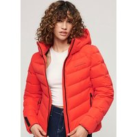 Superdry Steppjacke "HOODED MICROFIBRE PADDED JKT", mit Kapuze von Superdry