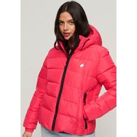 Superdry Steppjacke "HOODED SPIRIT SPORTS PUFFER", mit Kapuze, aus wasserabweisendem Material von Superdry