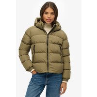 Superdry Steppjacke "HOODED SPORTS PUFFER JACKET" mit Kapuze von Superdry