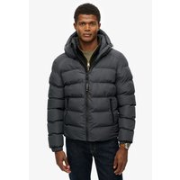 Superdry Steppjacke "HOODED SPORTS PUFFER JACKET" mit Kapuze von Superdry