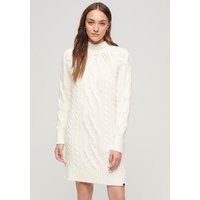 Superdry Strickkleid "CABLE MOCK NECK JUMPER DRESS" von Superdry