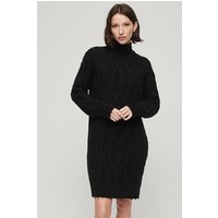 Superdry Strickkleid "CABLE MOCK NECK JUMPER DRESS" von Superdry