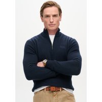Superdry Strickpullover "ESSENTIAL EMB KNIT HALF ZIP" von Superdry