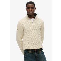 Superdry Strickpullover "JACOB CABLE KNIT HALF ZIP" Superdry Strickpullover "JACOB CABLE KNIT HALF ZIP" von Superdry
