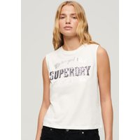 Superdry Tanktop "EMBELLISH ARCHIVE FITTED TANK" von Superdry