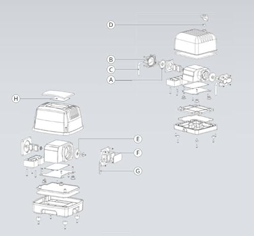 Koi Flow 30 Ersatzteil Set Koi Flow 30 Ersatzteil Set von Superfish