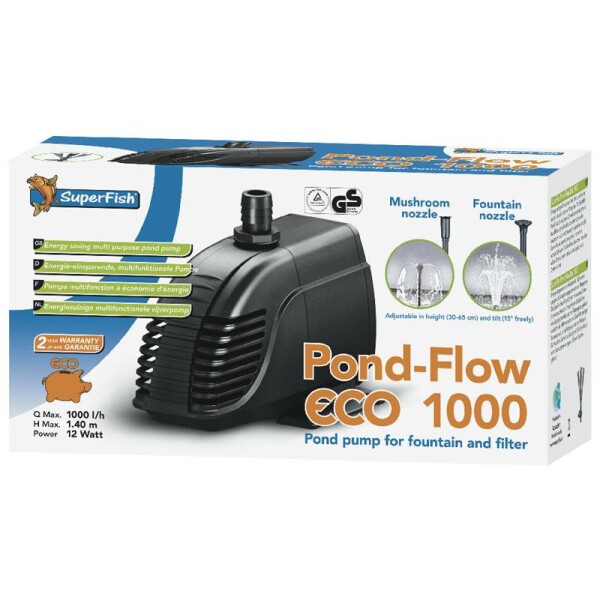 Pond Flow eco 1000 Springbrunnenpumpe Pond Flow eco 1000 Springbrunnenpumpe von Superfish