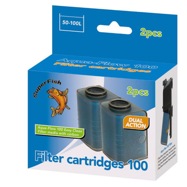 Superfish Aquaflow 100 EasyClick Ersatz Kartusche 2er Pack von Superfish