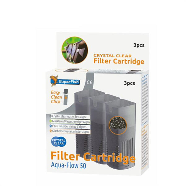 Superfish Aquaflow 50 Crystal Clear Kartusche 3er Pack von Superfish