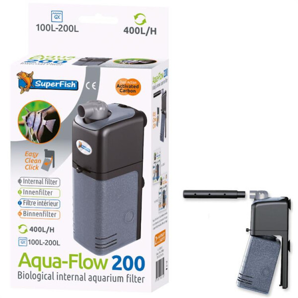 Superfish Aquarien Innenfilter Aquaflow 200 (200-400 l/h) von Superfish