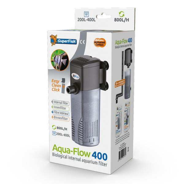 Superfish Aquarien Innenfilter Aquaflow 400 (200-800 l/h) von Superfish