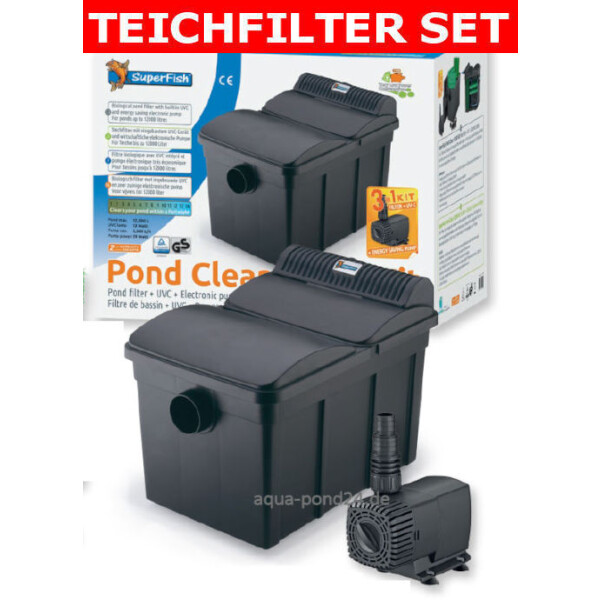 Superfish PondClear Teichfilter Set 12000 mit 13W UVC +Pumpe Superfish PondClear Teichfilter Set 12000 mit 13W UVC +Pumpe von Superfish