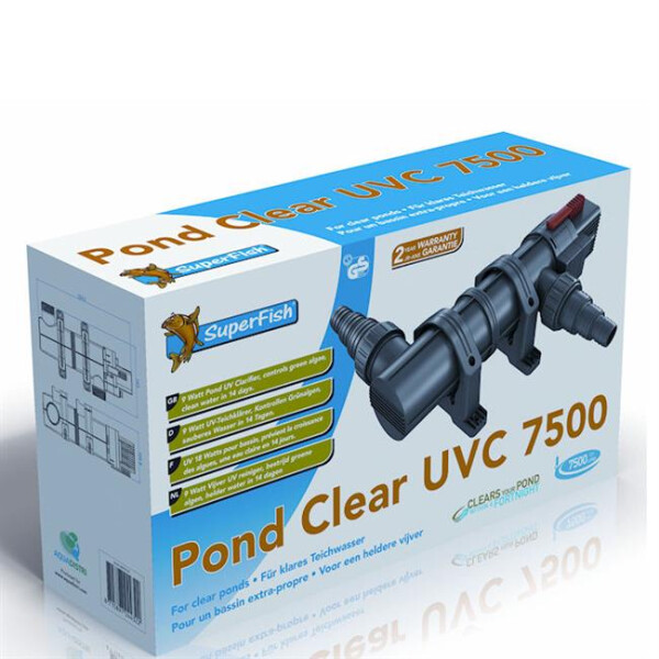 Superfish Pondclear Teich UVC 9 Watt für 7500 L von Superfish