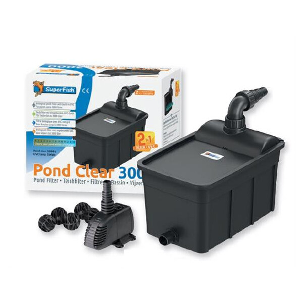 Superfish Teichfilter Set PondClear 3000 mit 5W UVC + Pumpe Superfish Teichfilter Set PondClear 3000 mit 5W UVC + Pumpe von Superfish