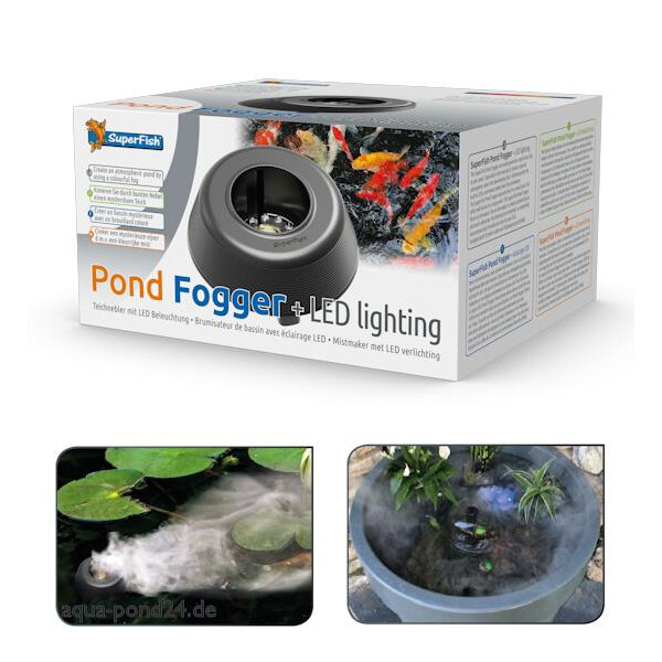 Superfish schwimmender Teich Nebler mit LED - Pond Fogger Superfish schwimmender Teich Nebler mit LED - Pond Fogger von Superfish