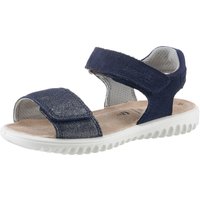 Superfit Sandale "SPARKLE WMS: mittel", Sandalette mit Glitzereffekt, Größenschablone zum Download von Superfit