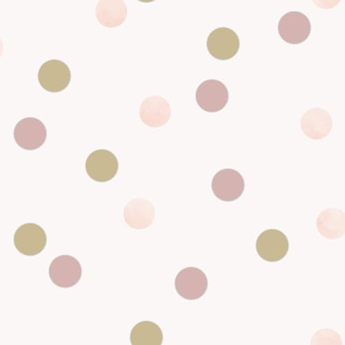 Superfresco Easy 108565 Dotty Polka Pink American Gold Tapete von Superfresco Easy