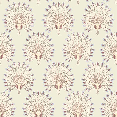 Superfresco Easy Vintage Peacock Lila Vliestapete | Tapeten Wohnzimmer, Wandverkleidung | Einfach anzubringen und zu Entfernen 1005 x 52 von Superfresco Easy