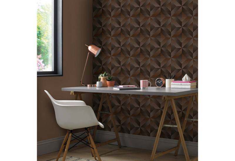 Superfresco Easy Vliestapete 3D Geometrisch, texturiert, geometrisch, (1 St), 10mx52cm (ca. 5m2) von Superfresco Easy