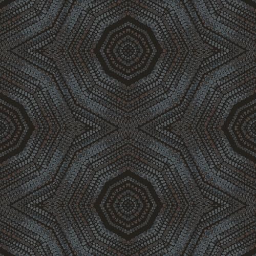 Superfresco Easy Vliestapete - Earth Blau/Anthrazit - 10m x 52cm von Superfresco Easy