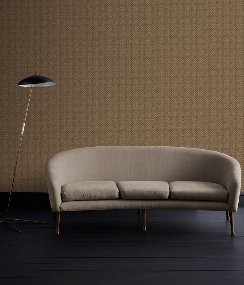 Superfresco Easy Vliestapete Fischgrät, geprägt, geometrisch, (1 St), 10mx52cm (ca. 5m2) von Superfresco Easy