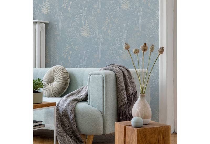 Superfresco Easy Vliestapete Organic Natur, geprägt, geblümt, (1 St), 10mx52cm (ca. 5m2) von Superfresco Easy