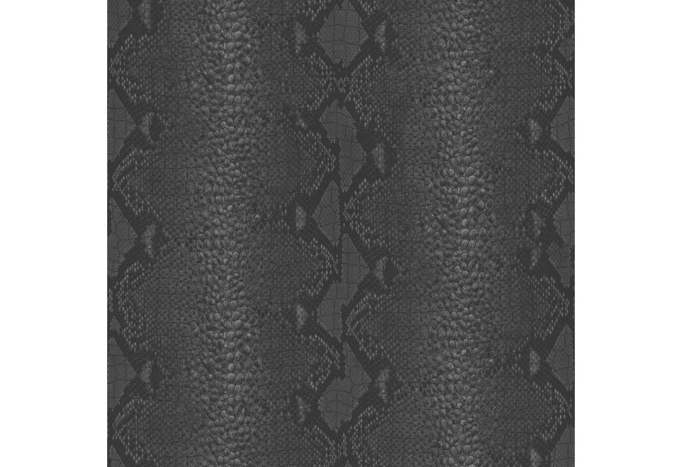 Superfresco Easy Vliestapete Superfresco Easy Schlange Grau, Schlangenhautoptik, (1 St), Superfresco Easy Schlange Grau von Superfresco Easy