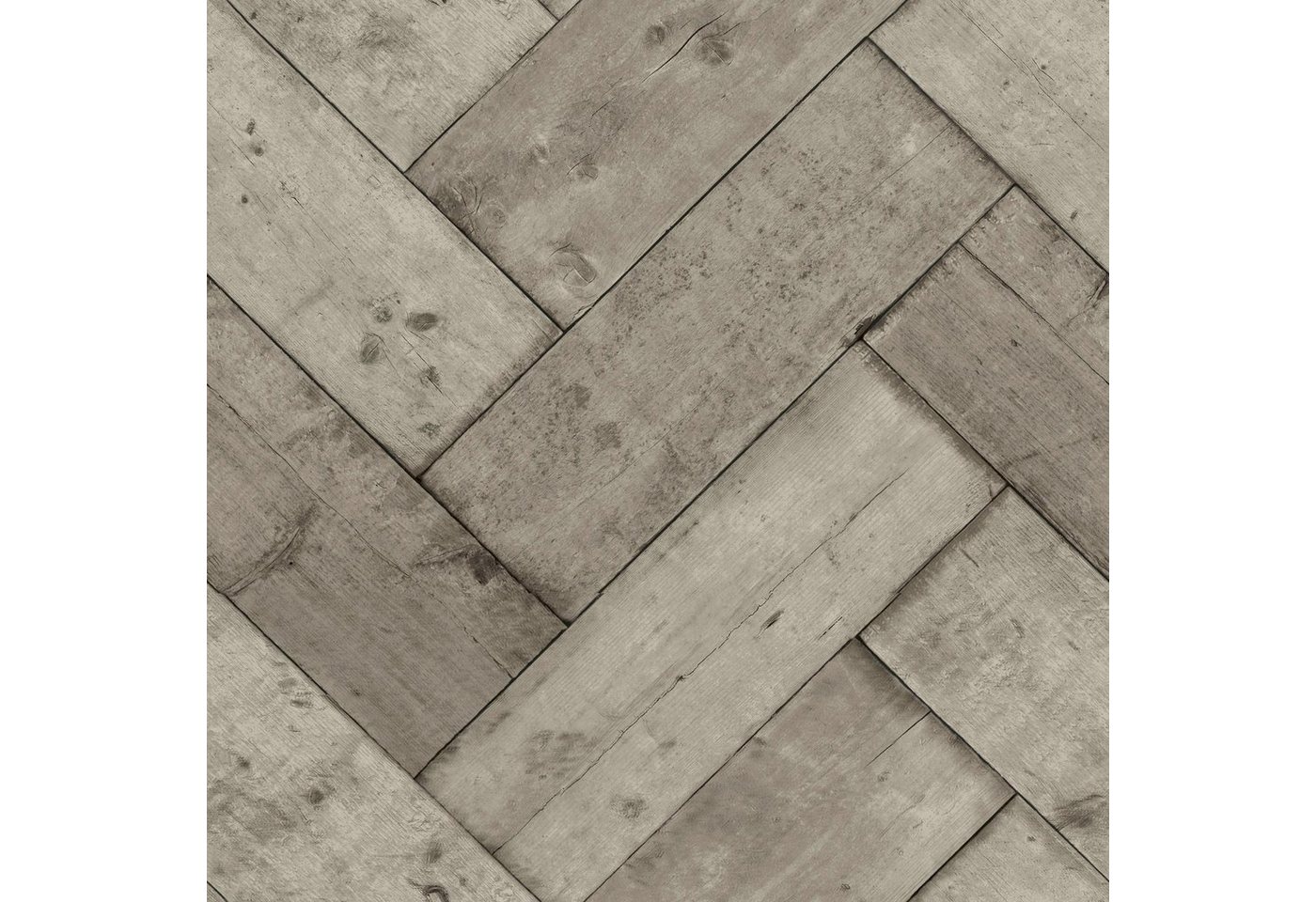 Superfresco Easy Vliestapete Superfresco Easy Vliestapete Geo Grau, Holz, (1 St), Superfresco Easy Vliestapete Geo Grau von Superfresco Easy