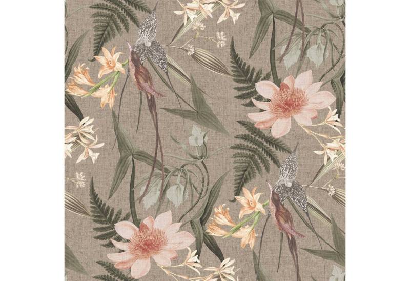 Superfresco Easy Vliestapete Superfresco Easy Vliestapete PARADISE GARDEN TAUPE, botanisch, (1 St), Superfresco Easy Vliestapete PARADISE GARDEN TAUPE von Superfresco Easy