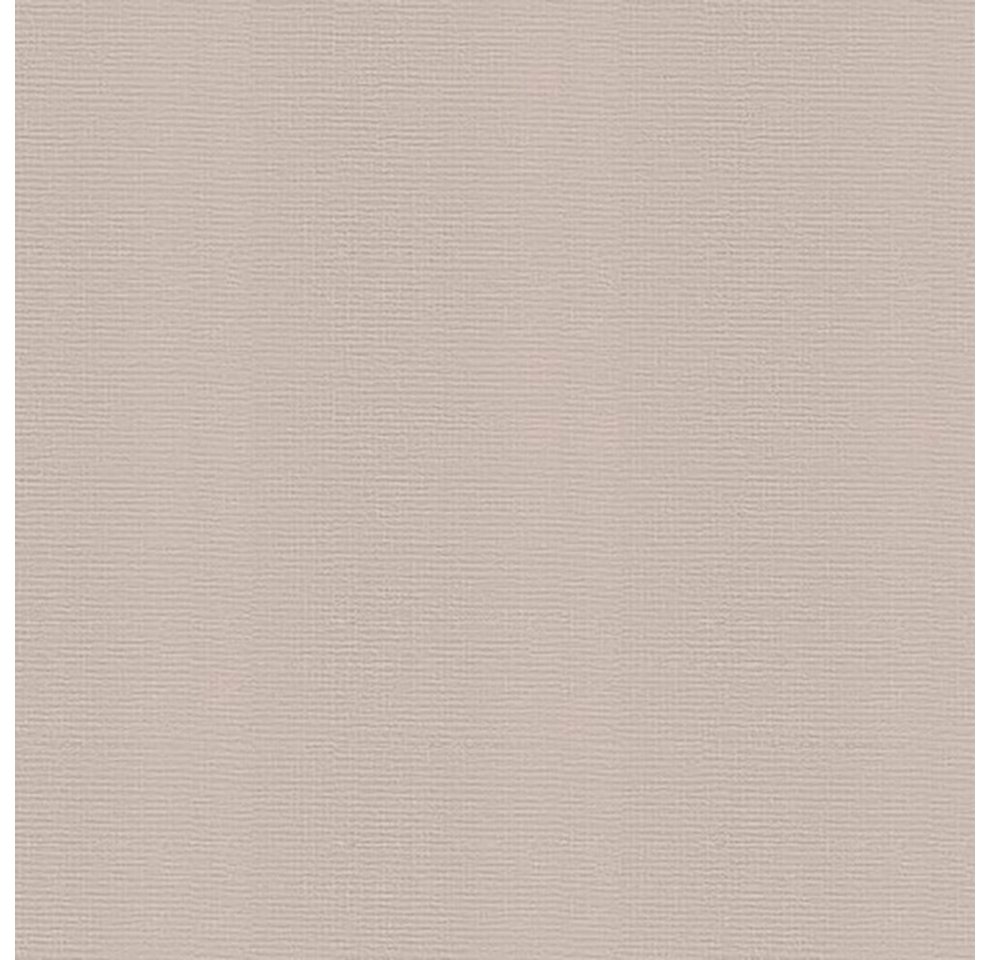 Superfresco Easy Vliestapete Textil Uni, aufgeschäumt, uni, (1 St), Taupe - 10m x 52 cm von Superfresco Easy