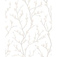 Superfresco Easy Vliestapete "Zweig", Weiß/Braun - 10m x 52cm von Superfresco Easy