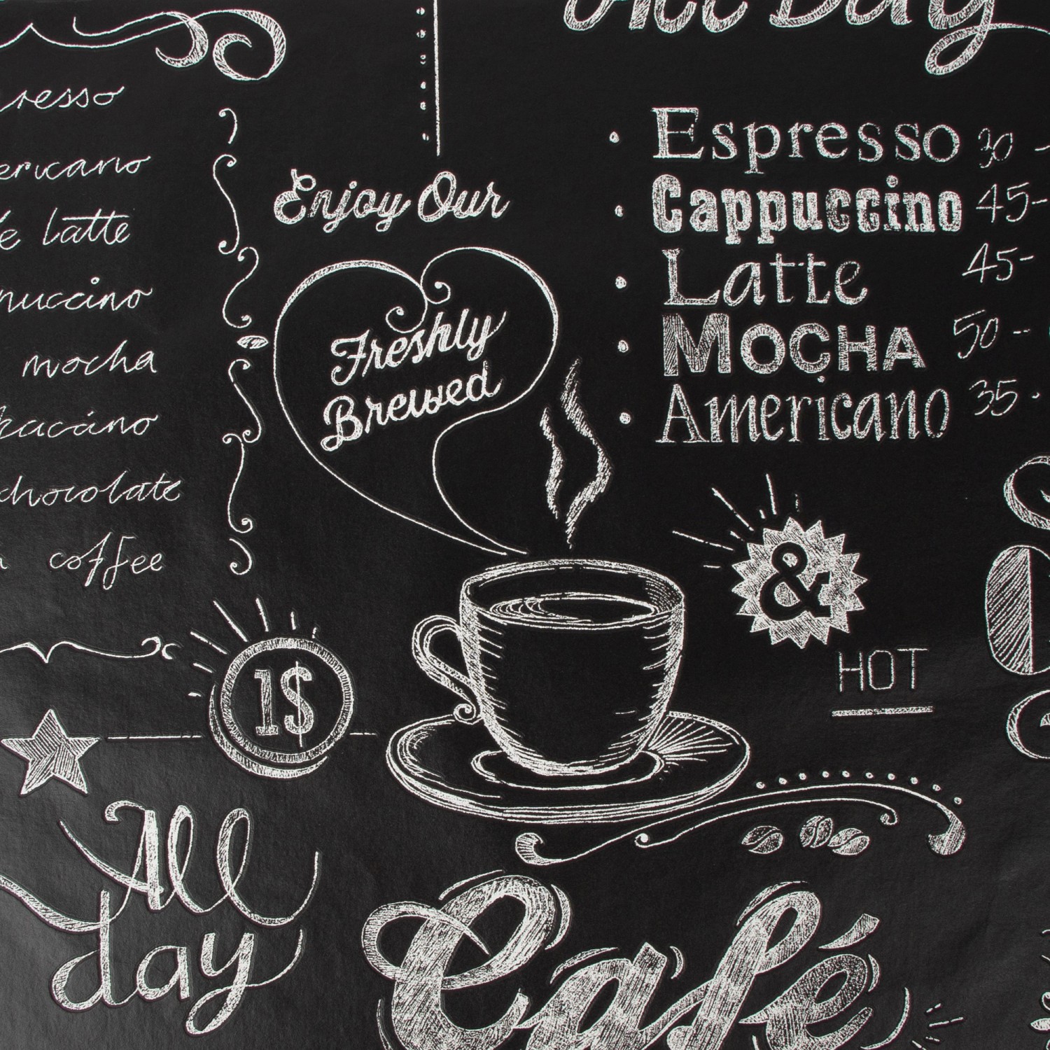 Superfresco Easy Vliestapete Coffee Shop 10,05 x 0,52 m von Superfresco easy