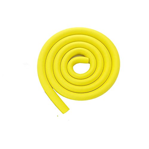 SuperglockT 2Meter Kantenschutz Baby Schutz aus Weichem Schaumstoff Kindersicherung Eckenschutz Verdicken U-Form Selbstklebend Kinderschutz Stoßschutz für Möbel Glastisch (Gelb) von SuperglockT