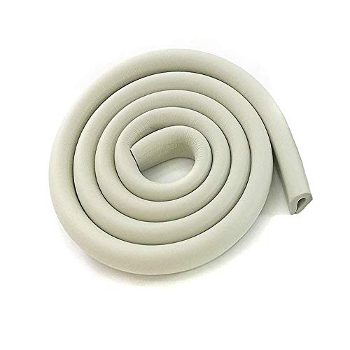 SuperglockT 2Meter Kantenschutz Baby Schutz aus Weichem Schaumstoff Kindersicherung Eckenschutz Verdicken U-Form Selbstklebend Kinderschutz Stoßschutz für Möbel Glastisch (Grau) von SuperglockT