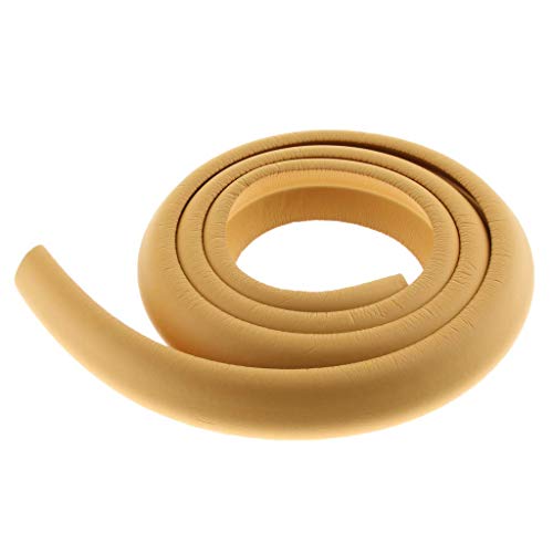 SuperglockT Kantenschutz L förmig Eckenschutz Verdicken Schaumstoff Kinderschutz Stoßschutz Tisch Möbel Beschützer Selbstklebend 2 Meter Eckschutz Sicherheit für Baby Kinder (Holz-Farbe) von SuperglockT