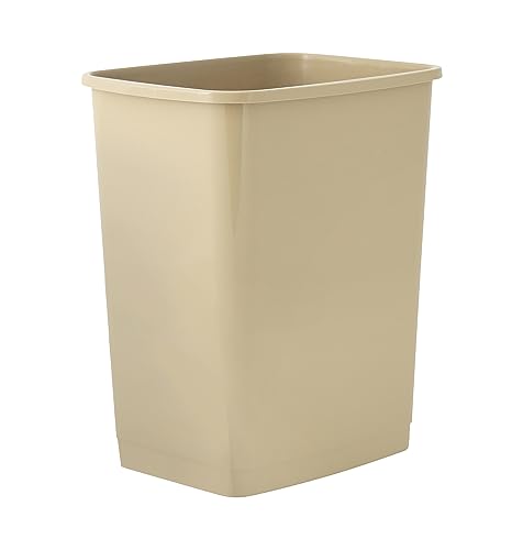 Superio Kunststoff-Mülleimer für Zuhause, Küche, Büro, Schlafzimmer, Badezimmer, 18 l, Beige Superio Kunststoff-Mülleimer für Zuhause, Küche, Büro, Schlafzimmer, Badezimmer, 18 l, Beige von Superio
