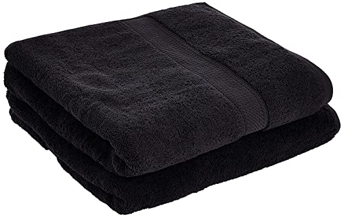 Superior - 2-teiliges Badehandtuchset, 900 Gramm, Baumwolle, schwarz Superior - 2-teiliges Badehandtuchset, 900 Gramm, Baumwolle, schwarz von Superior