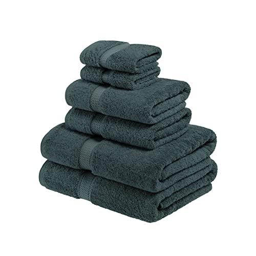 Superior - 6-teiliges Handtuchset, 900 Gramm, Baumwolle, blaugrün Superior - 6-teiliges Handtuchset, 900 Gramm, Baumwolle, blaugrün von Superior