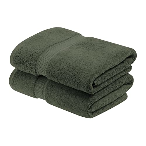 SUPERIOR Ägyptische Baumwolle Handtuch-Set, Grün (Forest Green), 2PC Bath, 2 von Superior