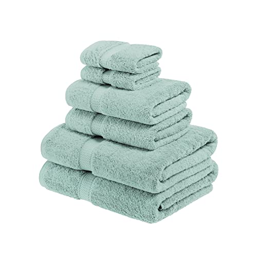 Superior 900 Madison TS Handtuch-Set, Baumwolle, Sea Foam, 6 Piece Towel von Superior