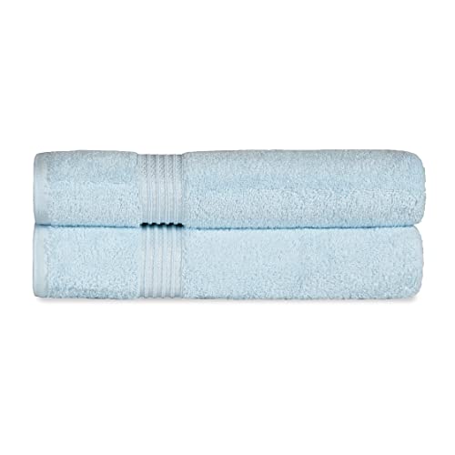 Superior Towel Set, Long-Staple Combed Cotton, Light Blue, 2PC Bath Sheets von Superior
