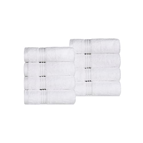 Superior Handtuch Ägyptische Baumwolle 8-teilig Set P Modern weiß von Superior