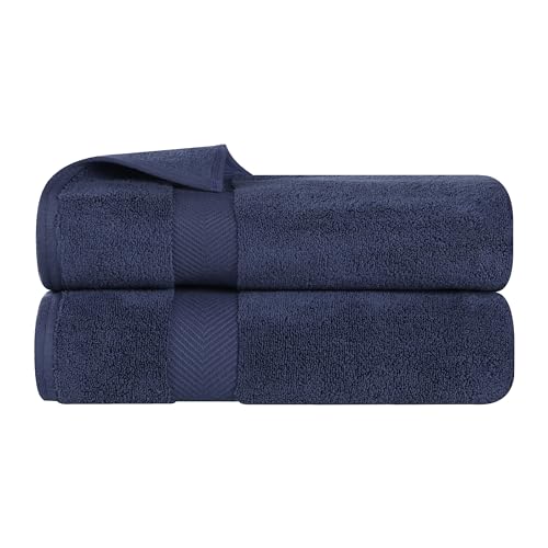 Superior - Kollektion, superweiches und saugfähiges Handtuchset, Baumwolle, mitternachtsblau, 6-teilig von Superior